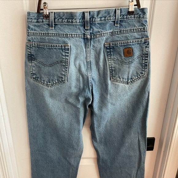 Carhartt D160 DST - Relaxed Fit Medium Wash Denim Jeans - Blue - Men’s Sz 36x34 - Picture 5 of 13